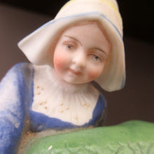 Load image into Gallery viewer, Schafer &amp; Vater Figurine. Dutch Girl Carrying a Massive Fish
