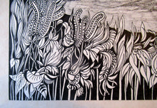 Load image into Gallery viewer, Scottish Art Peter Dworok Surreal Interior 1970s Drawing
