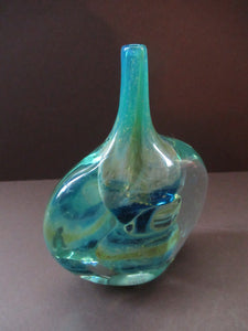 1970s  Medina Lollipop Vase. 7 inches. Signed