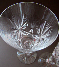 Load image into Gallery viewer, 1950s Edinburgh Crystal Star of Edinbugh Glasses
