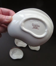 Load image into Gallery viewer, Carlton Ware Small Plates 1950s Brown Windswept Pattern
