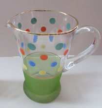 Load image into Gallery viewer, 1950s Polka Dot Glass Lemonade Set
