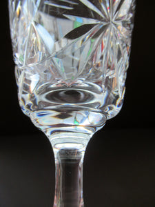 1950s Edinburgh Crystal Star of Edinbugh Glasses