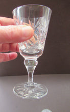 Load image into Gallery viewer, Set of Six Edinburgh Crystal Glenshee Sherry Glasses Vintage 1960s
