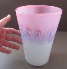 Load image into Gallery viewer, 1950s Perthshire Vasart Glass Vase. Vintage Scottish Glass
