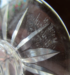Set of Six Edinburgh Crystal Glenshee Sherry Glasses Vintage 1960s