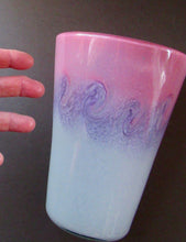 Load image into Gallery viewer, 1950s Perthshire Vasart Glass Vase. Vintage Scottish Glass
