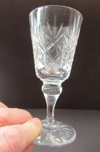 Load image into Gallery viewer, 1960s Matching Pair of Glenshee Edinburgh Crystal Sherry Glasses
