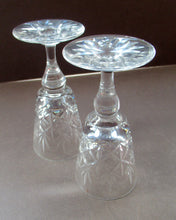 Load image into Gallery viewer, 1960s Matching Pair of Glenshee Edinburgh Crystal Sherry Glasses
