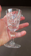 Load image into Gallery viewer, Set of Six Edinburgh Crystal Glenshee Sherry Glasses Vintage 1960s
