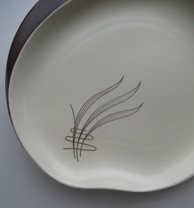 Carlton Ware Windswept Large Plate 1950s Australian Design