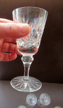 Load image into Gallery viewer, Set of Six Edinburgh Crystal Glenshee Sherry Glasses Vintage 1960s
