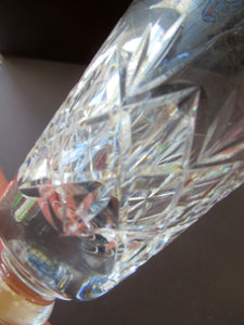 Set of Six Edinburgh Crystal Glenshee Sherry Glasses Vintage 1960s