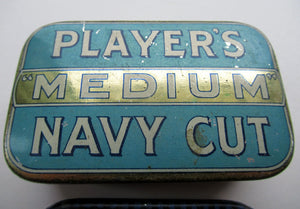 Three Vintage Advertising Tins: Players, Oxo and Cave's Golf Tape
