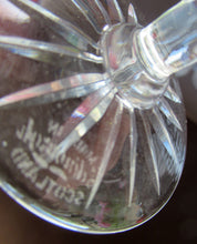Load image into Gallery viewer, Set of Six Edinburgh Crystal Glenshee Sherry Glasses Vintage 1960s
