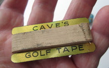 Load image into Gallery viewer, Three Vintage Advertising Tins: Players, Oxo and Cave&#39;s Golf Tape
