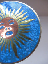 Load image into Gallery viewer, Fabulous Large SUN FACE BROOCH Vintage Mexican Silver
