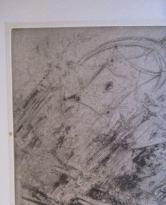 LISTED ARTIST: William Walcot (1874 - 1943). Large Etching entitled "The Atrium to a House of a Patrician, Rome". Signed in Pencil