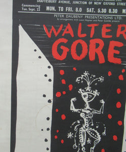 1950s Princes Theatre Ballet Poster for the Walter Gore Ballet