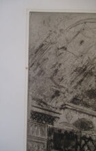 Load image into Gallery viewer, LISTED ARTIST: William Walcot (1874 - 1943). Large Etching entitled &quot;The Atrium to a House of a Patrician, Rome&quot;. Signed in Pencil
