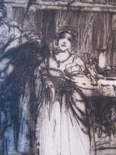 Load image into Gallery viewer, LISTED ARTIST: William Walcot (1874 - 1943). Large Etching entitled &quot;The Atrium to a House of a Patrician, Rome&quot;. Signed in Pencil
