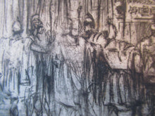 Load image into Gallery viewer, LISTED ARTIST: William Walcot (1874 - 1943). Large Etching entitled &quot;The Atrium to a House of a Patrician, Rome&quot;. Signed in Pencil
