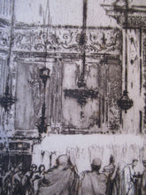 Load image into Gallery viewer, LISTED ARTIST: William Walcot (1874 - 1943). Large Etching entitled &quot;The Atrium to a House of a Patrician, Rome&quot;. Signed in Pencil
