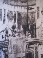 Load image into Gallery viewer, LISTED ARTIST: William Walcot (1874 - 1943). Large Etching entitled &quot;The Atrium to a House of a Patrician, Rome&quot;. Signed in Pencil
