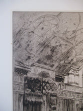 Load image into Gallery viewer, LISTED ARTIST: William Walcot (1874 - 1943). Large Etching entitled &quot;The Atrium to a House of a Patrician, Rome&quot;. Signed in Pencil
