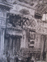 Load image into Gallery viewer, LISTED ARTIST: William Walcot (1874 - 1943). Large Etching entitled &quot;The Atrium to a House of a Patrician, Rome&quot;. Signed in Pencil
