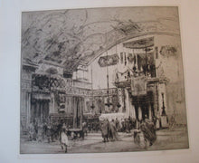 Load image into Gallery viewer, LISTED ARTIST: William Walcot (1874 - 1943). Large Etching entitled &quot;The Atrium to a House of a Patrician, Rome&quot;. Signed in Pencil
