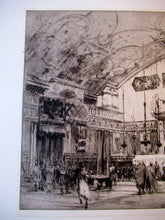 Load image into Gallery viewer, LISTED ARTIST: William Walcot (1874 - 1943). Large Etching entitled &quot;The Atrium to a House of a Patrician, Rome&quot;. Signed in Pencil
