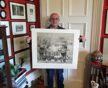 Load image into Gallery viewer, LISTED ARTIST: William Walcot (1874 - 1943). Large Etching entitled &quot;The Atrium to a House of a Patrician, Rome&quot;. Signed in Pencil
