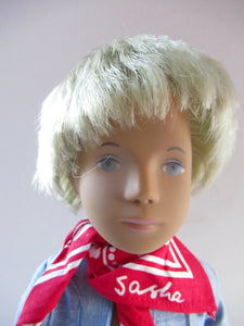 Vintage 1970s Sasha Doll Gregor in Denim Outfit. Original Tag