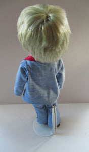 Vintage 1970s Sasha Doll Gregor in Denim Outfit. Original Tag