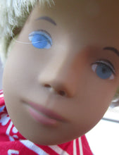 Load image into Gallery viewer, Vintage 1970s Sasha Doll Gregor in Denim Outfit. Original Tag
