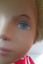 Load image into Gallery viewer, Vintage 1970s Sasha Doll Gregor in Denim Outfit. Original Tag
