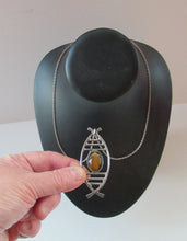 Load image into Gallery viewer, 1970s Scottish Silver Pendant Necklace
