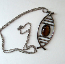 Load image into Gallery viewer, 1970s Scottish Silver Pendant Necklace
