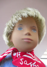 Load image into Gallery viewer, Vintage 1970s Sasha Doll Gregor in Denim Outfit. Original Tag
