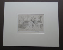 Load image into Gallery viewer, Eileen Soper Original Drypoint Etching Follow My Leader Pencil Signed
