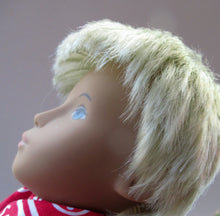 Load image into Gallery viewer, Vintage 1970s Sasha Doll Gregor in Denim Outfit. Original Tag
