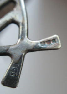 1970s Scottish Silver Pendant Necklace