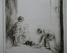 Load image into Gallery viewer, Eileen Soper Drypoint Etching The Stray Cat Signed in Pencil
