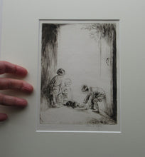 Load image into Gallery viewer, Eileen Soper Drypoint Etching The Stray Cat Signed in Pencil
