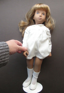 Vintage Sasha Doll Auburn Honey Blonder Hair Original Silk Dress. No. 101 Trendon 