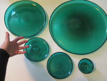 Load image into Gallery viewer, NORWEGIAN 1950s HADELAND Glass. Greenland Series MASSIVE Shallow Bowl or Platter. Designed by Arne Jon Jutrem. 19 inches
