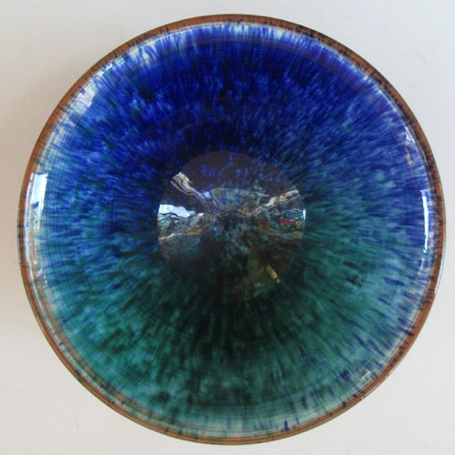 1960s Swedish Art Pottery Bowl Agge Ahlin, Visby