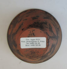 Load image into Gallery viewer, 1960s Swedish Art Pottery Bowl Agge Ahlin, Visby
