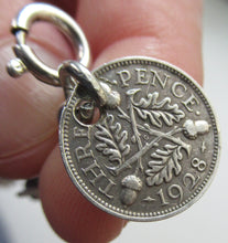 Load image into Gallery viewer, Vintage 1950s Sterling Silver Charm Bracelet
